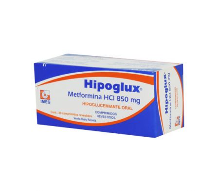 HIPOGLUX 850MG T-REC CAJA X 30