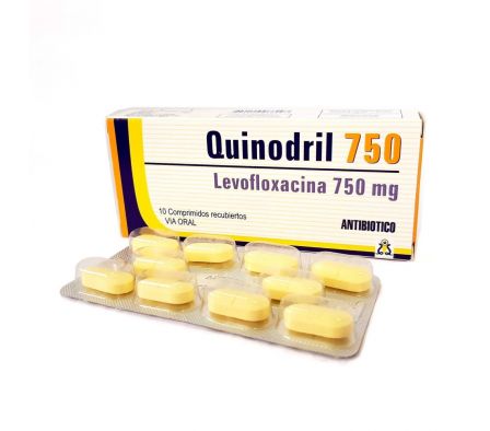 QUINODRIL 750 CAJA X 10 COMPRIMIDOS REC.