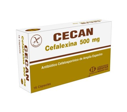 CECAN 500MG CAPS CAJA X 16