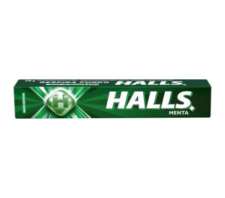 HALLS CARAMELOS SABOR MENTA 28 G
