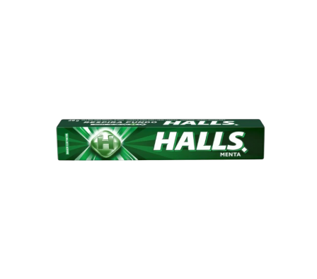 HALLS CARAMELOS SABOR MENTA 28 G