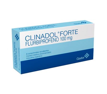 CLINADOL FORTE 100MG CO-RV CAJA X 8