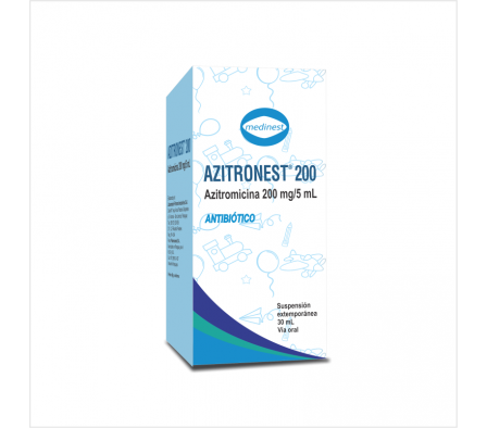 AZITRONEST 200MG SP-OR FRASCO X 30ML