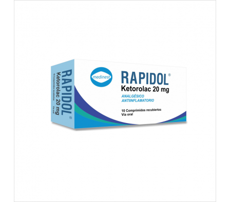 RAPIDOL 20MG COMP. CAJA X 10