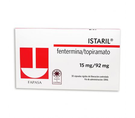 ISTARIL 15MG/92MG CAPS CAJA X 30