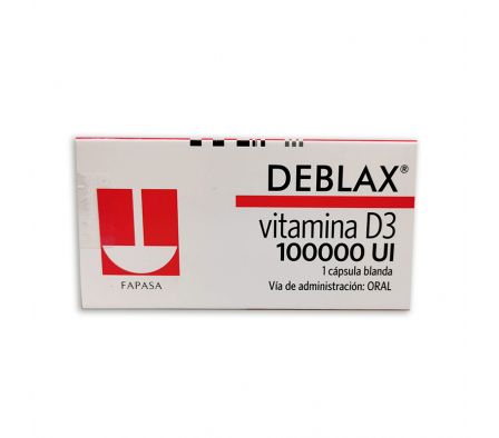 DEBLAX 100000UI CAJA X 1 CAPSULA