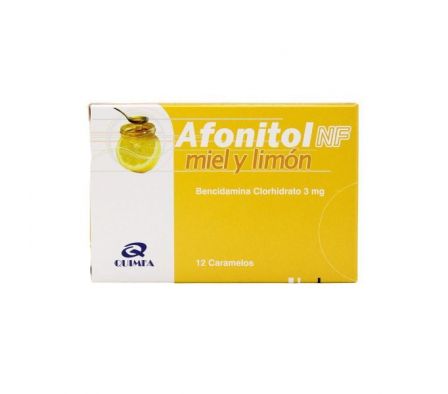 AFONITOL MIEL Y LIMON CARAM CAJA X 12