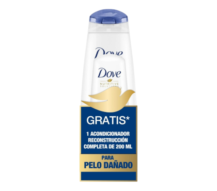 DOVE SH RECON COMPLE 400ML+ 1 ACON 200 ML DE REGALO