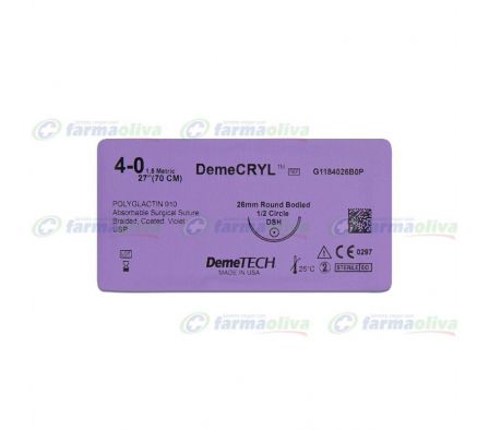 VICRYL DEMECRYL 4-0/DSH (DPM)