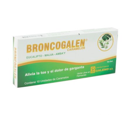 BRONCOGALEN  CARAM BLISTER X 10