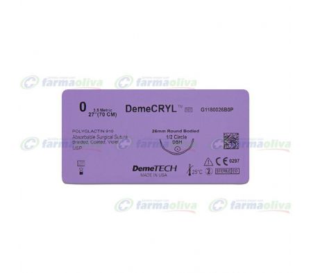 VICRYL DEMECRYL 0/DSH(DPM)