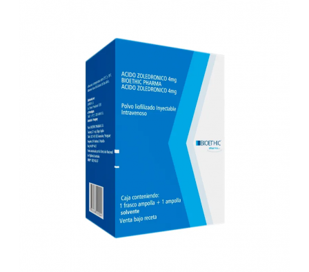 ACIDO ZOLEDRONICO 4MG CAJA X 1 AMPOLLA 5ML KHAIRI
