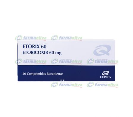 ETORIX 60 MG  CAJA X 20 COMPRIMIDOS RECUBIERTOS