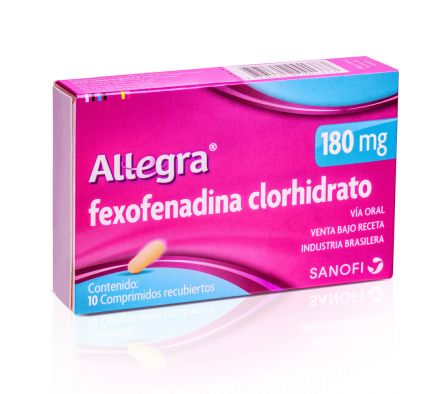 ALLEGRA 180MG T-REC CAJA X 10