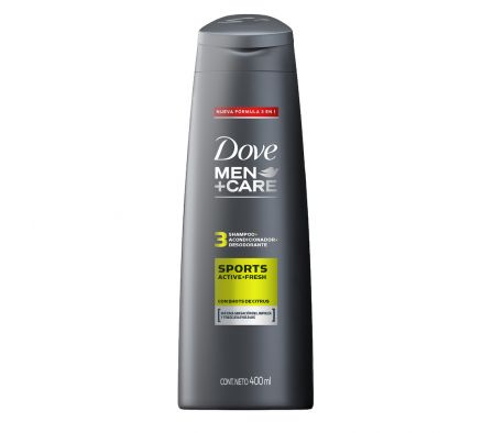 DOVE SHAMPOO SPORT ACTIV+FRESH 3EN1 12X400ML