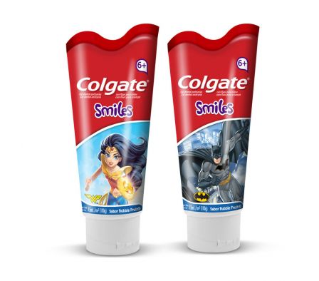 COLGATE CR. X 75ML SMILES LIGA DE LA JUSTICIA 6+