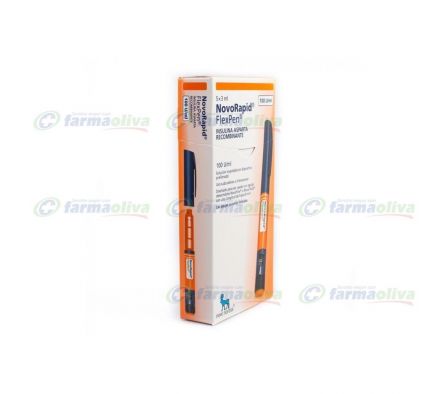 NOVORAPID FLEXPEN 100 U/LAP 3 ML  - SE VENDE POR UNIDAD