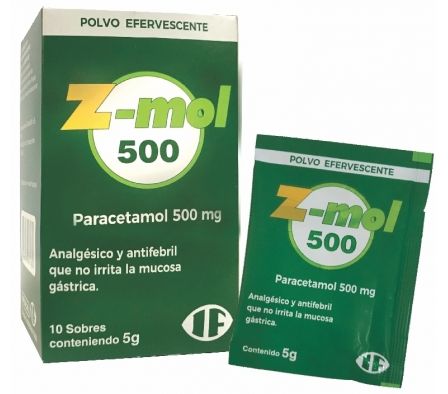 Z-MOL 500MG PO-EF CAJA X 10 X 5GR