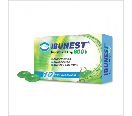 IBUNEST 600MG CAPS CAJA X 10