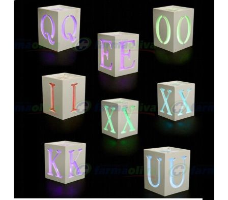 BLOQUES DE LETRAS EN LED (Consultar disponibilidad de letras en el chat)