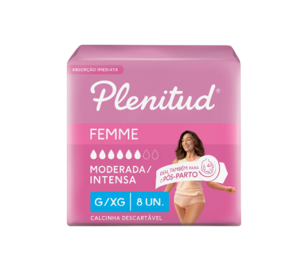PLENITUD ROPA INTERIOR FEMENINA G/XG X8UNI