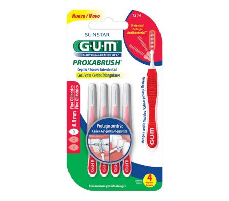 GUM INTERDENTAL PROXABRUSH CLIN