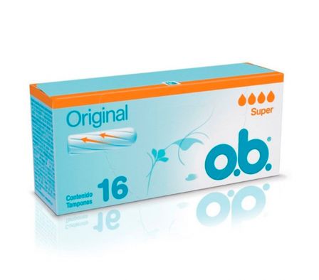 O.B. TAMPONES SUPER X 16 UNIDADES
