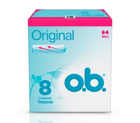O.B. TAMPONES MINI X 8 UNIDADES