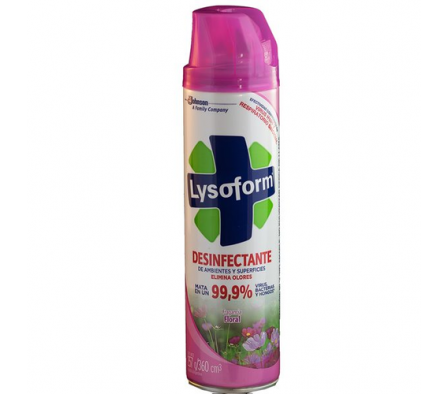 Lysoform - Desinfectante de Ambientes y Elimina Olores Frutal en Aerosol x  360 ml