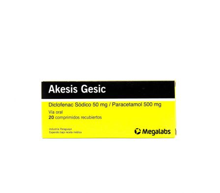 AKESIS GESIC  CO-RV CAJA X 20