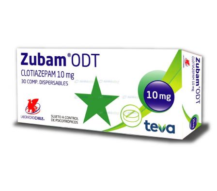 ZUBAM ODT 10MG C-DISP CAJA X 30
