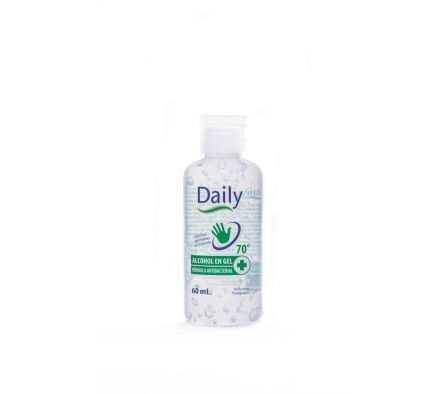 DAILY ALCOHOL EN GEL AL 70 X 60 ML REF.1265