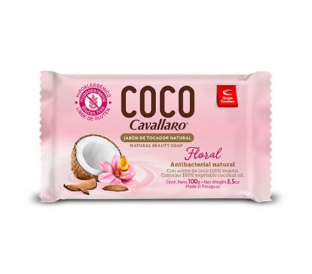 JABON DE TOCADOR COCO FLORAL CAVALLLARO 100GRS