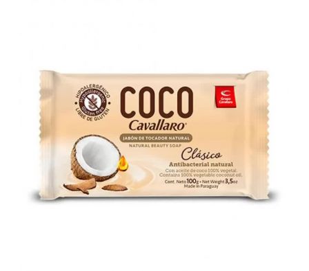 JABON DE TOCADOR COCO CLASICO CAVALLLARO 100GRS