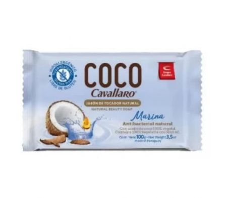 JABON DE TOCADOR COCO AGUA MARINA  CAVALLLARO 100GRS