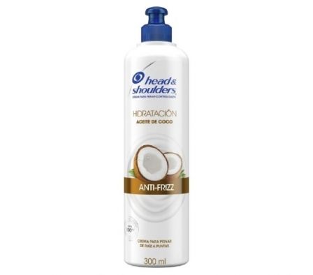 HEAD SHOULDERS CREMA DE PEINAR HIDRATACION COCO X 300ML