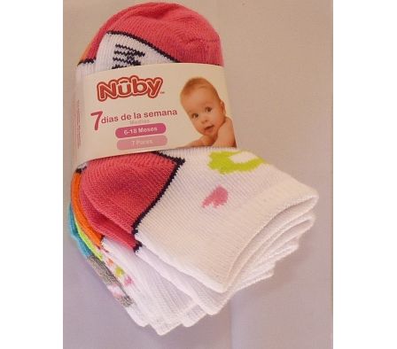 LUV TEX MEDIA C/DIAS X 7 NIÑA