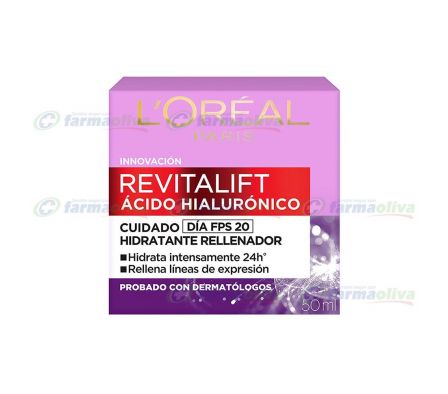 LOREAL REVITALIF ACIDO HIALURONICO CREMA DIA 50LML