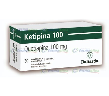 KETIPINA 100MG CO-RV CAJA X 30
