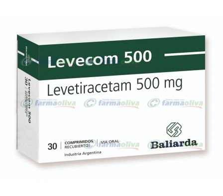 LEVECOM 500MG CO-RV CAJA X 30