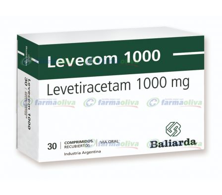 LEVECOM 1000MG CO-RV CAJA X 30