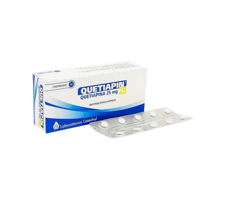 QUETIAPIN - CATEDRAL 25MG TABL. CAJA X 30