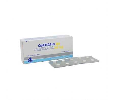 QUETIAPIN - CATEDRAL 25MG TABL. CAJA X 30