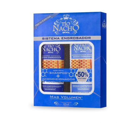 TIO NACHO KIT ENGROSADOR (SH+AC) 830 ML