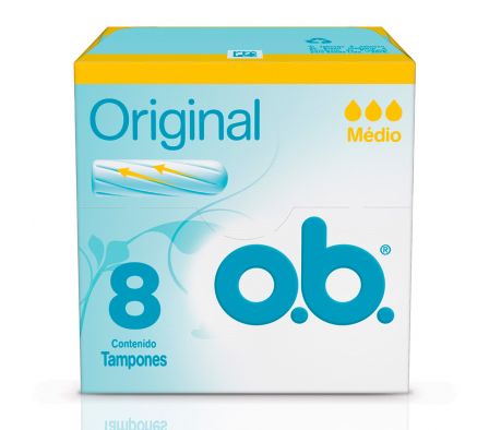 O.B. TAMPONES MEDIO X 8 UNIDADES