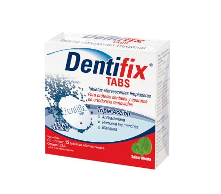 DENTIFIX TABLETAS X 12 UNIDADES
