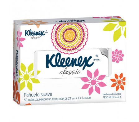 KLEENEX PAÑUELITOS DESECHABLES X50UNI