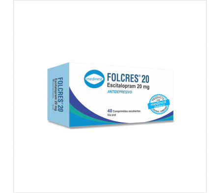 FOLCRES 20MG CO-RV CAJA X 40