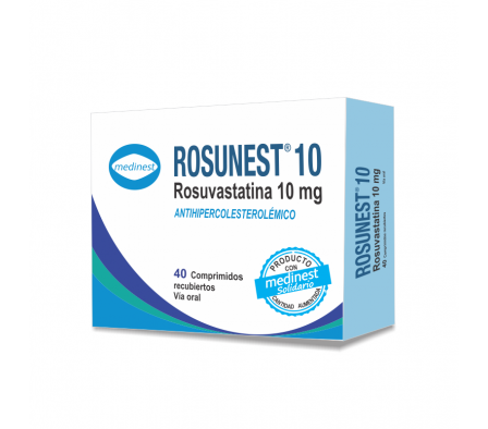 ROSUNEST 10 MG CAJA X 40 COMPRIMIDOS
