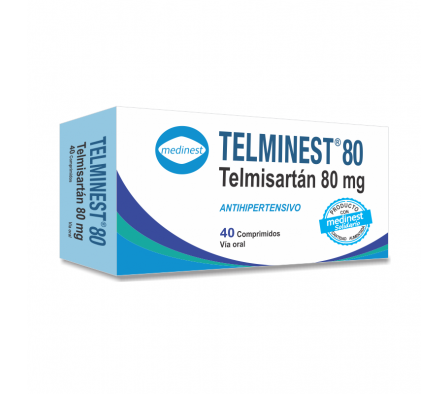 TELMINEST 80MG COMP. CAJA X 40